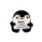 Wrapables Emotional Support and Inspirational Gift, Crochet Doll with Positive Words Card, For Valentines Day, Appreciation, Inspiration, Penguin Mom